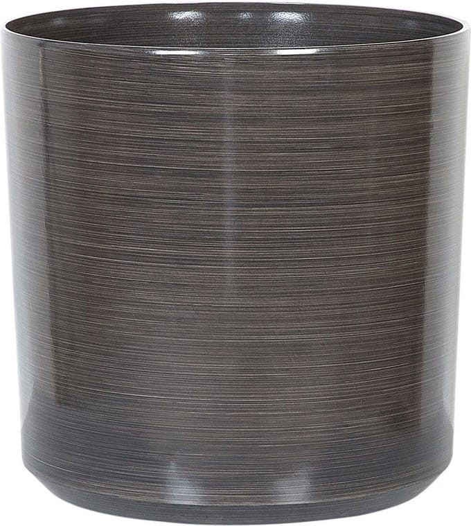 VAGIA - Plantenbak - Donkergrijs - 35 cm - Klei-vezelmengsel