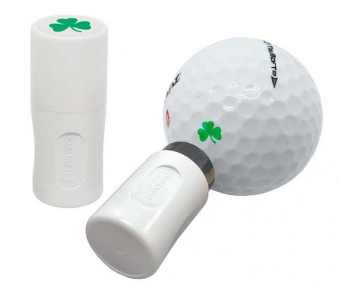 Asbri - Golfbalstempel - Klavertje - Groen