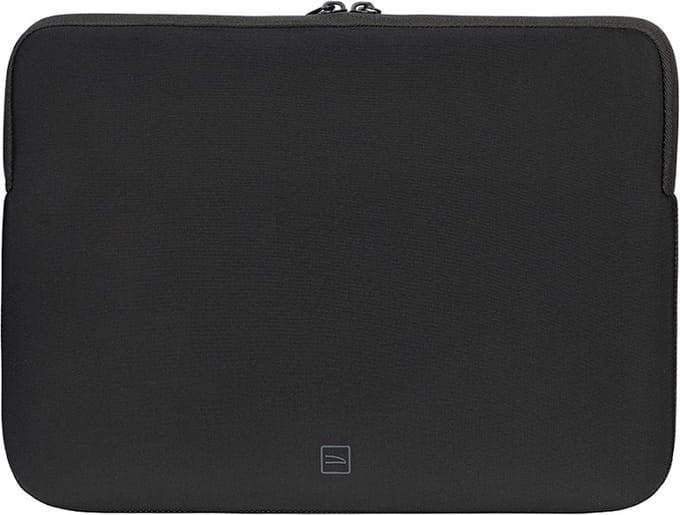 Tucano Elements Sleeve MacBook Pro/Air/Neo 13 – Robuuste 4mm Neopreen Constructie – Flatlock Constructie voor Beste Pasvorm – Antislip Systeem voor Veiligheid - Zwart