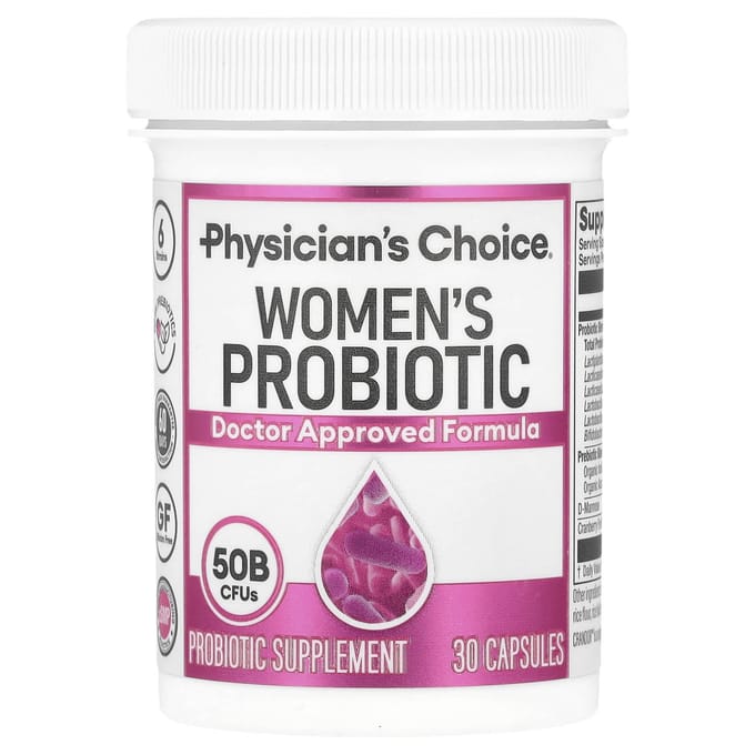 Physician's Choice, Vrouwenprobioticum, 50 miljard CFU, 30 vegetarische capsules met vertraagde afgifte