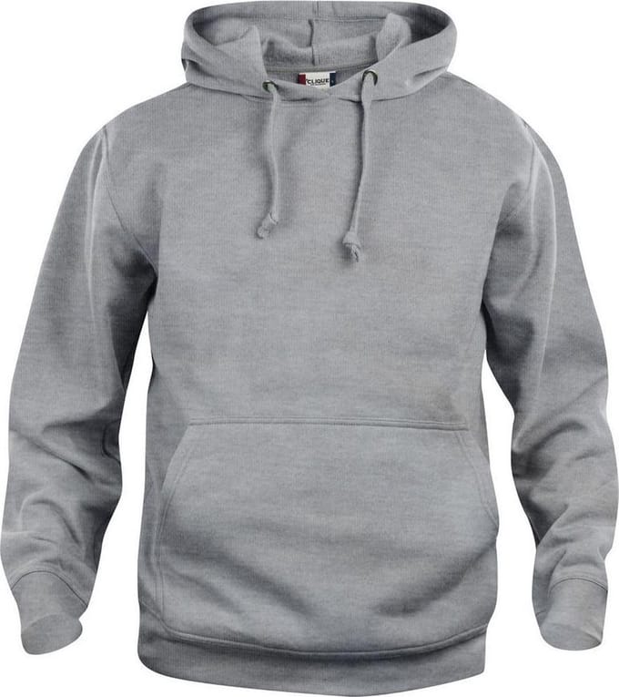 Clique Basic hoody Grijs Melange maat XXL