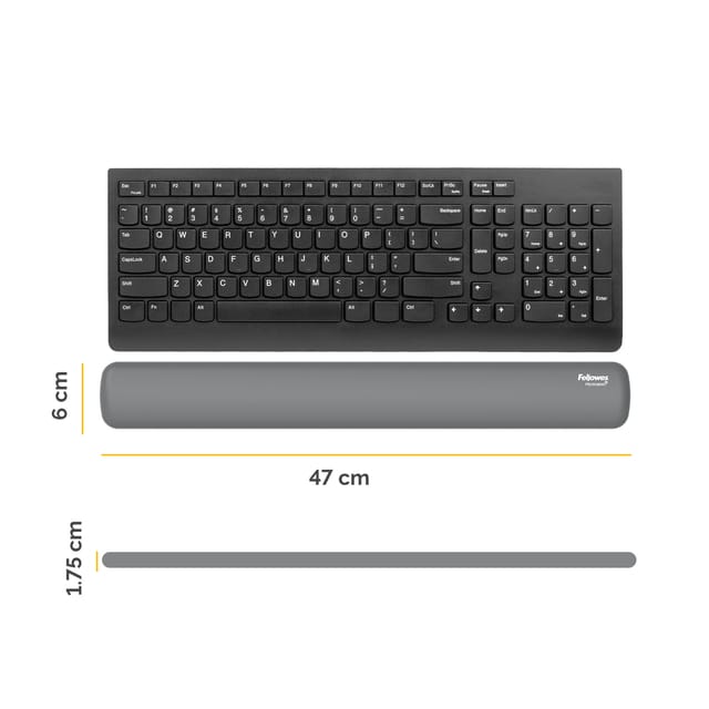 Fellowes Breyta polssteun Silicone Grijs