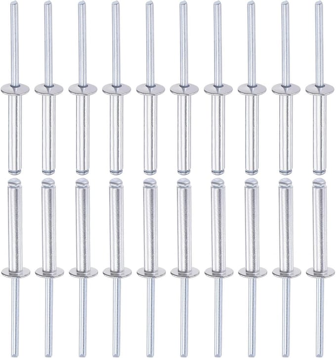 Set van 60 Stuks Blinde Klinknagels 5x30mm - Open Eindklinknagels Aluminium
