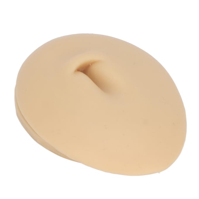 Siliconen Navelmodel Acupunctuur Display Zacht Menselijk Navelmodel voor Piercing Oefening beige