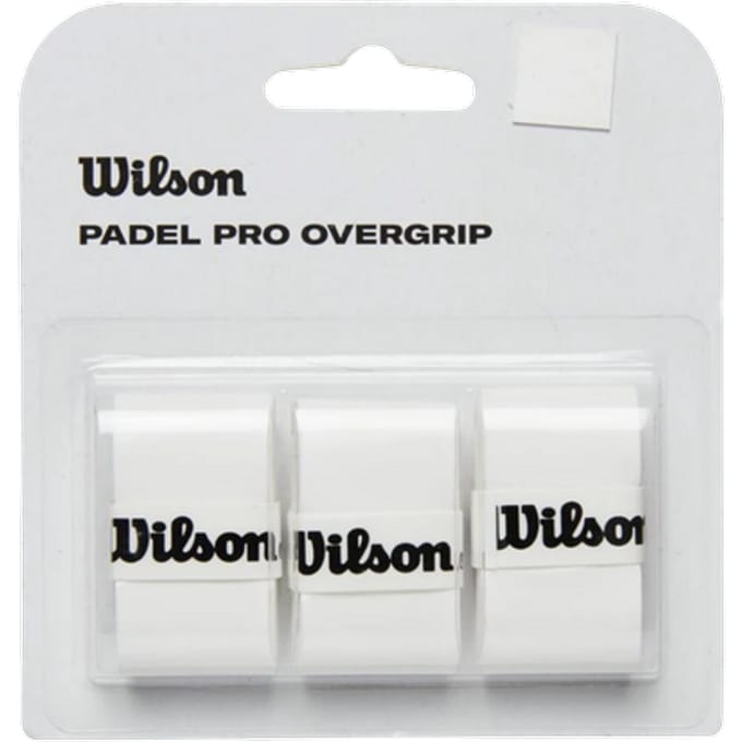 Wilson Padel Pro Overgrip Wit Tape – 3 stuks