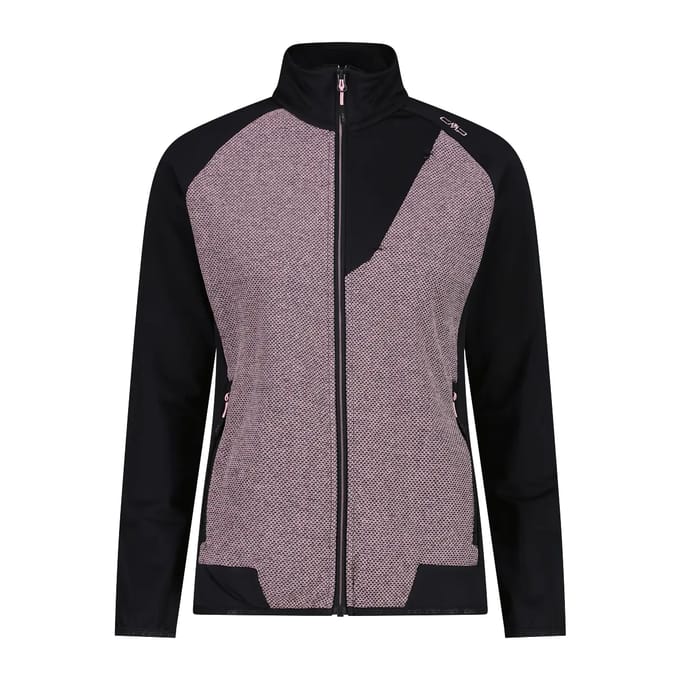 Hybride technische fleece met rits vrouw CMP