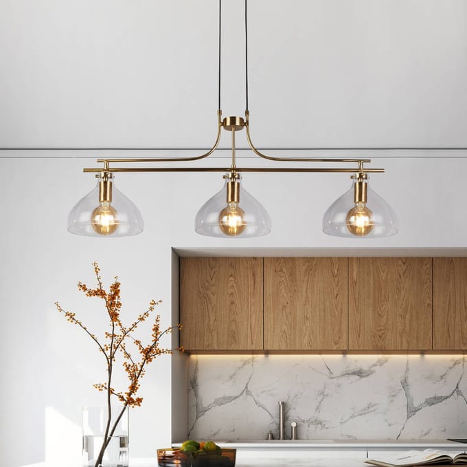 Searchlight Margarita hanglamp, 3-lamps