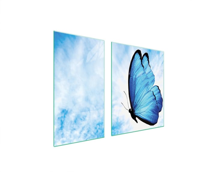 TMK ArtDeko - Snijplank - Glas - 90x52 cm - Motyl