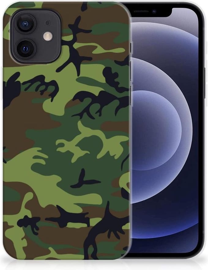 iPhone 12 | 12 Pro (6.1) TPU bumper Army Dark