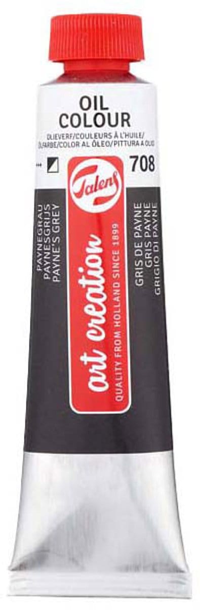 Olieverf tube 40ml Paynesgrijs 708 schilderen creatief.