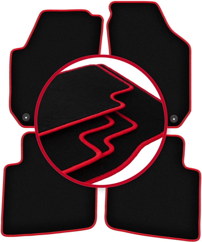 CARLUX-RED automatten voor: Skoda Roomster combivan (2006-2015)
