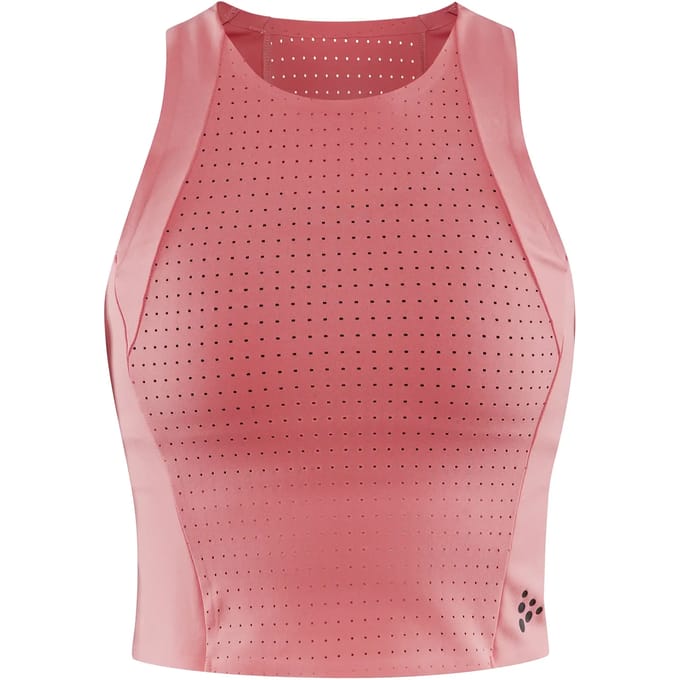 Craft - ADV HiT Perforated Tank - Sporttop - Dames - Roze - Maat M