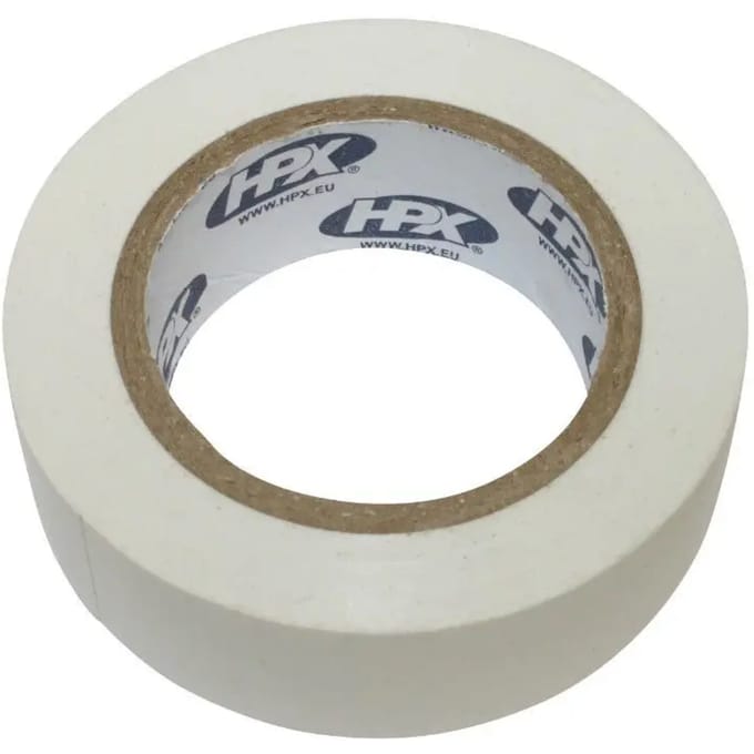 PVC isolatietape - wit 19mm x 10m