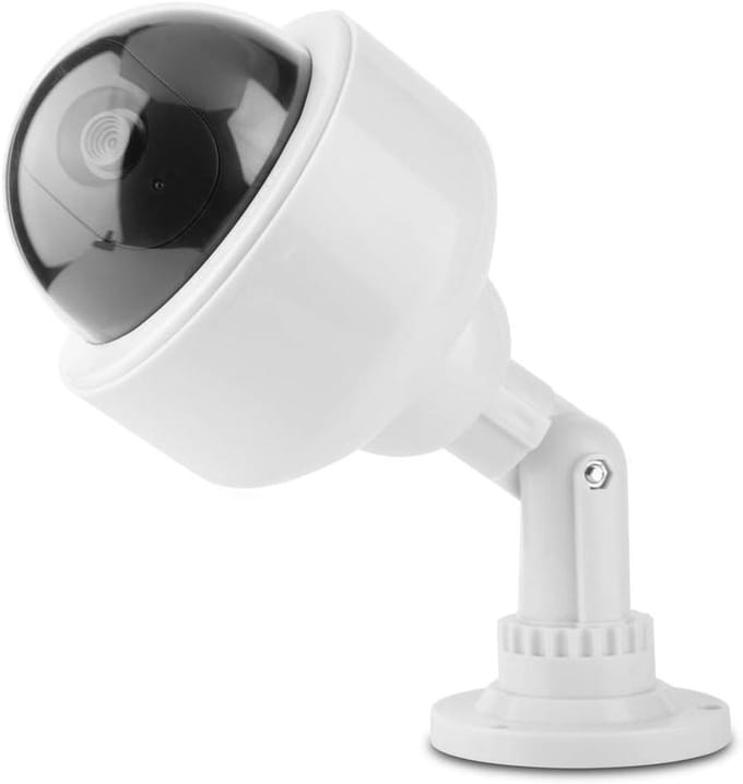 Dummy Beveiligingscamera - Nep Camera - Huis Beveiligen - Knipperende LED - 14 cm - Zwart