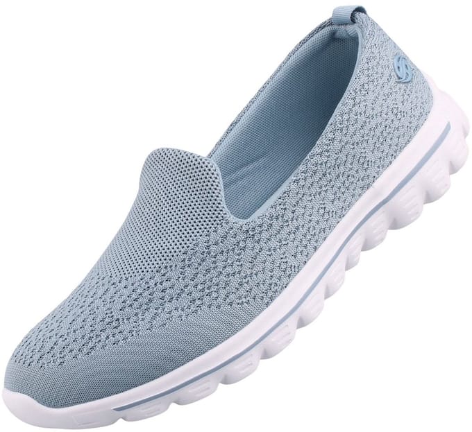 Dockers by Gerli dames slip-on schoenen lichtblauw