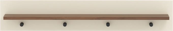 Cabino Wandplank Dallas Walnut