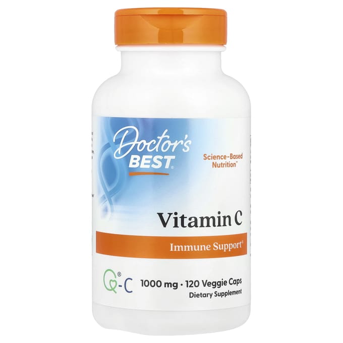 Doctor's Best, Vitamine C met Q-C, 1.000 mg, 120 Vegetarische Capsules