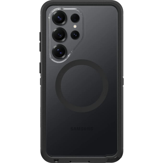 OtterBox Defender Samsung Galaxy S26 Ultra Back Cover met Magneet Transparant Zwarte Rand