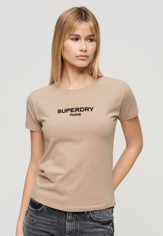Superdry - Slimfit Sport Luxe Graphic topje - Dames - T-shirts