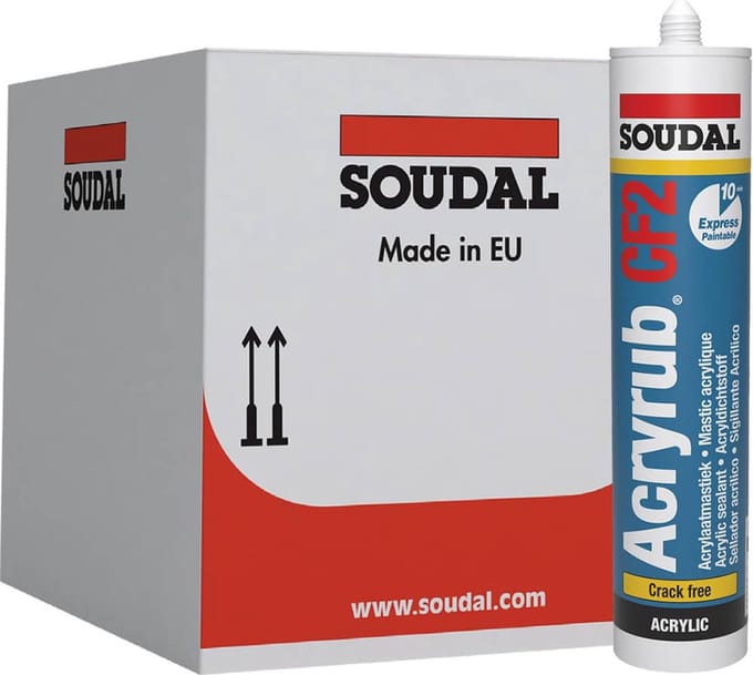 15x Soudal 121616 - Kit Acryrub - CF2 - Voordeelverpakking - 310ml