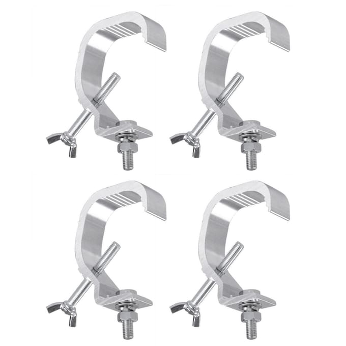 Podiumlichtklem Heavy Duty Anti-slip Gegoten Aluminium Podiumlamp Haakset voor Spotlight Moving white