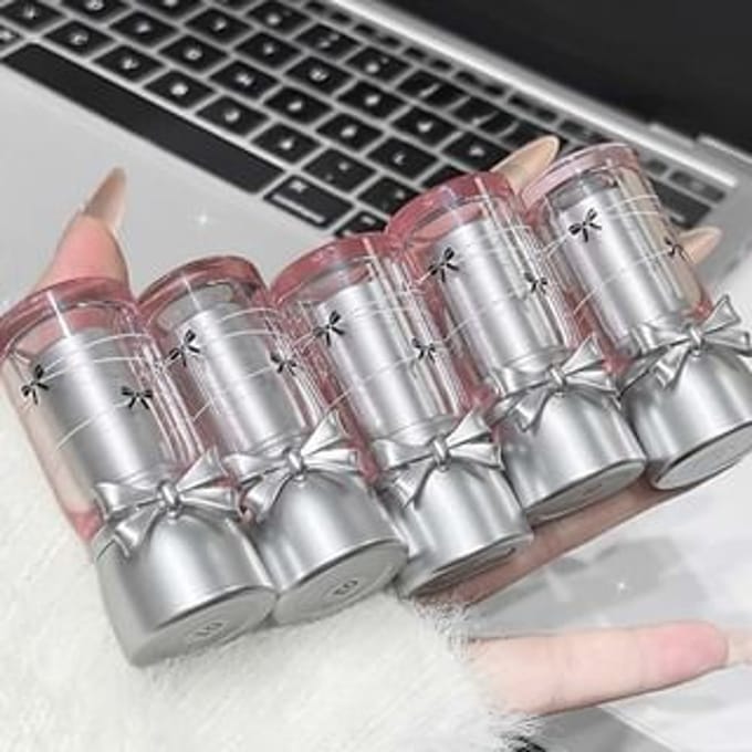 Cappuvini - Sweet Cool Bowknot Temperature-Changing Lipstick - 3 Colors 02# Blue Aurora Mint - 4g