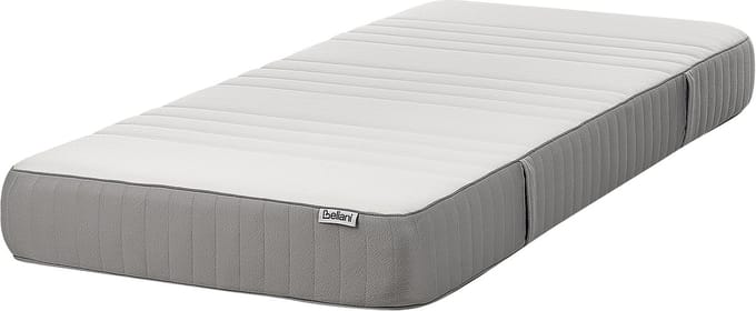 HAPPINESS - Gelschuimmatras stevig - Wit - 90 x 200 cm - Polyester