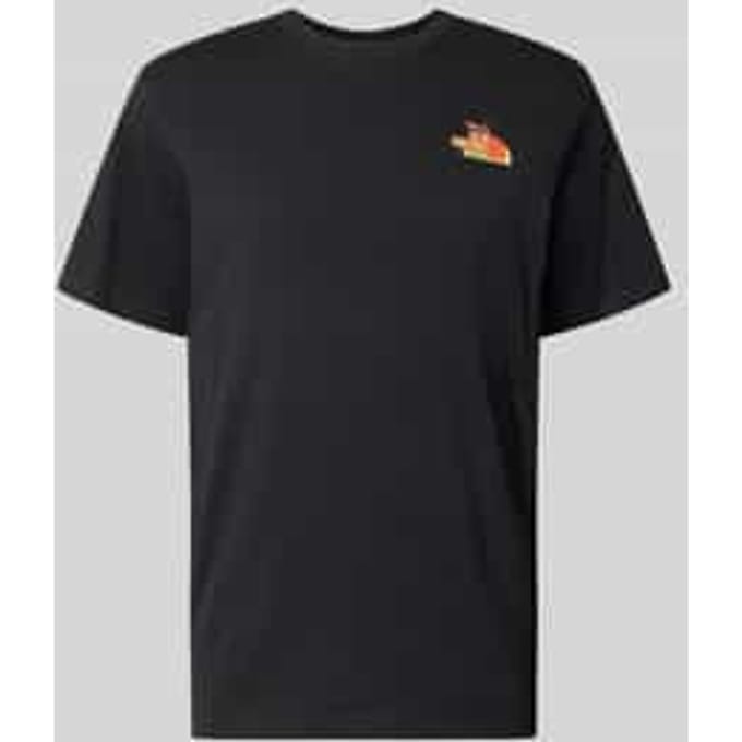 regular fit T-shirt met motiefprint op de achterkant
