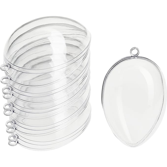 VBS Acryl ei, 6 cm, 6 stuks