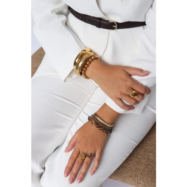 Label Kiki K.sa.343.1 grey flame bracelet