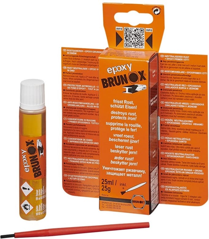 Brunox ® Epoxy roeststop primer - roestverwijdering - 25 ml - inclusief kwastje