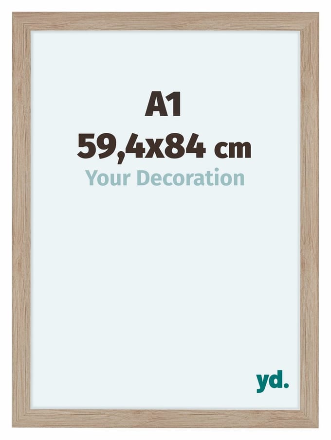 Your Decoration - Fotolijst A1 59,4x84 cm - MDF - Eiken Licht - Como