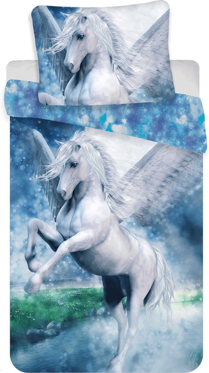 Animal Pictures Pegasus - Dekbedovertrek - Eenpersoons - 140 x 200 cm - Multi