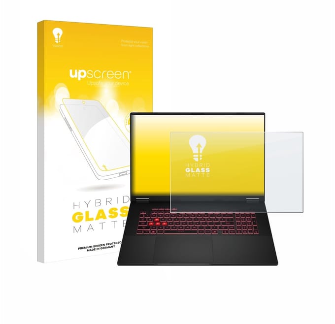 upscreen - Screenprotector voor ASUS TUF Gaming A18 2025 - Folie Beschermfolie Beschermglas matte