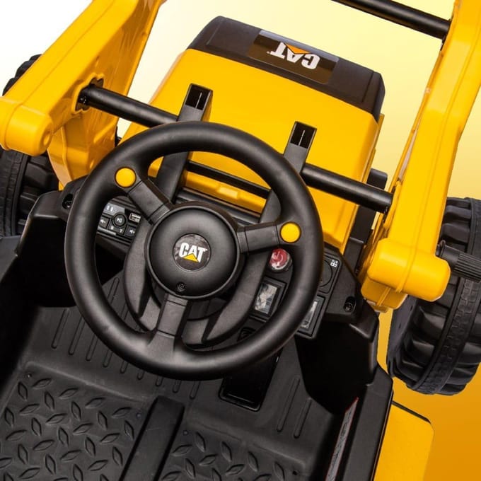 sun baby Elektrische Bouwlader vanaf 3 jaar, constructie lader met mp3-speler, afstandsbediening, claxon, motorgeluid