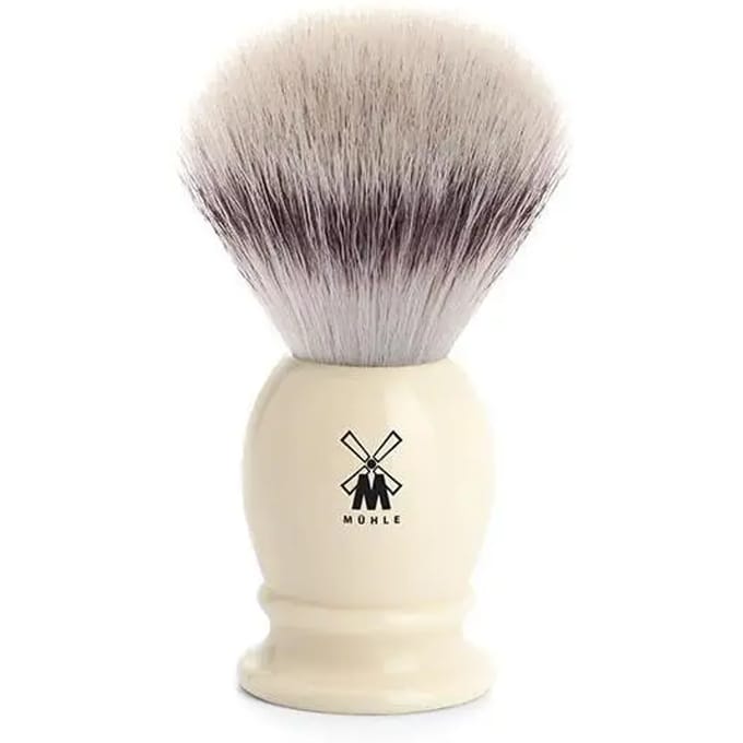 MÜHLE -Scheerkwast synthetisch haar CLASSIC wit maat S