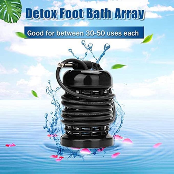 Ionische Detox Voetbad Array Vervangingsarray voor Ionische Voet Detox Machine Spa Systeem zwart