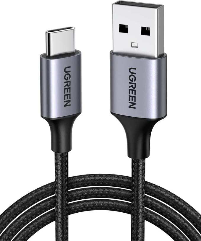 Ugreen 60124 USB-kabel USB 2.0 0,25 m USB A USB C Zwart