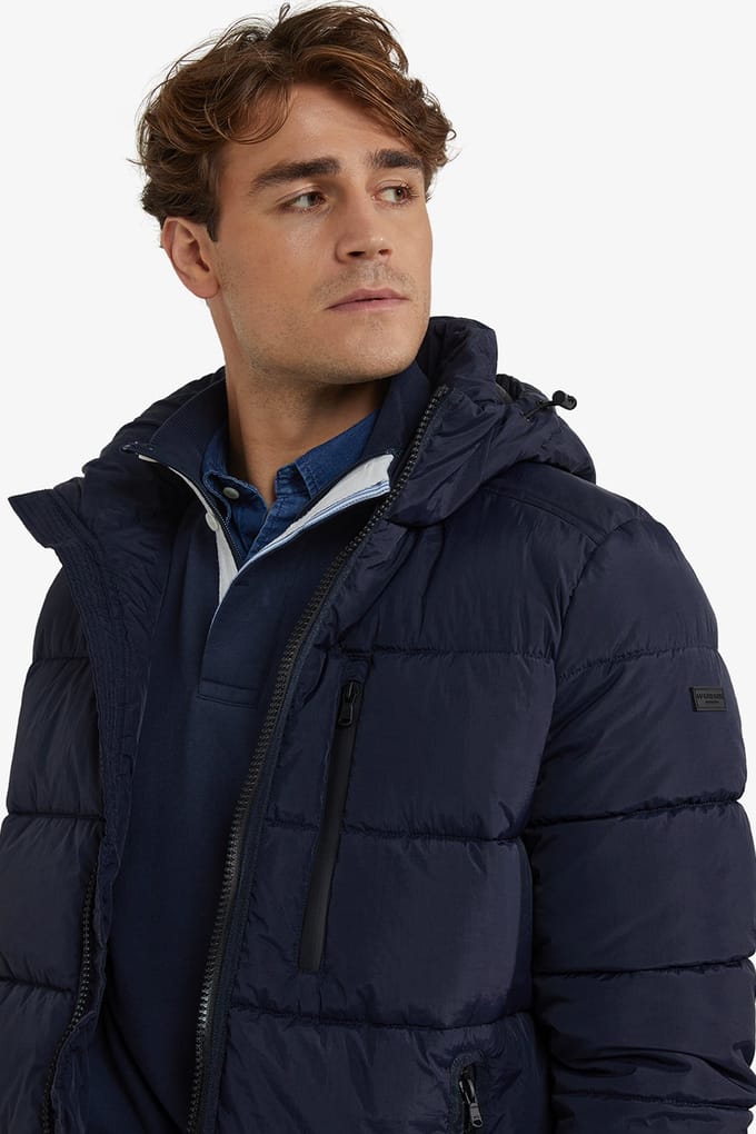 McGregor Hooded Bomber Jacket Navy Taglia: 3XL | Giacche invernali Outlet | Uomo | Blu