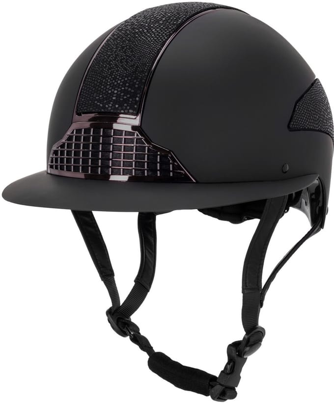 QHP - Veiligheidscap Detroit Polo Visor - Zwart - 59-61