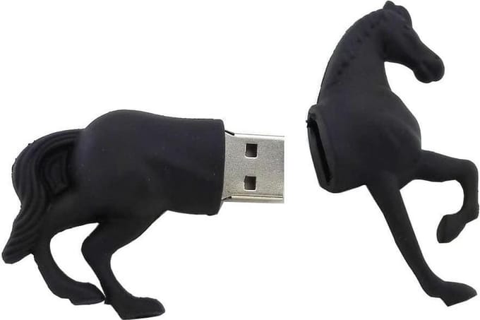 Paard usb stick 128GB 3.0 zwart - 1jaar garantie - A graden chip