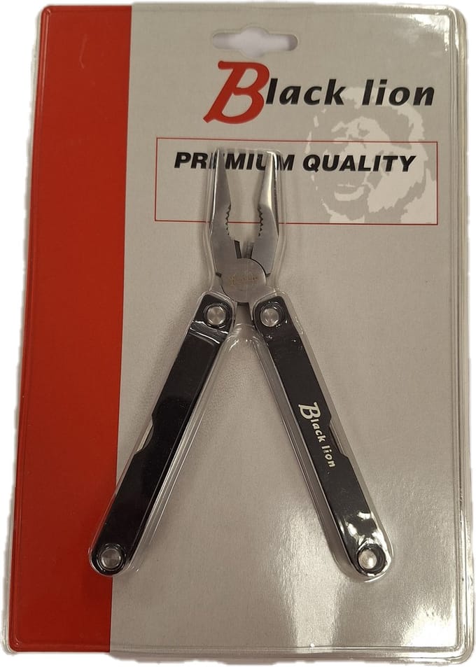 Multitool Black Lion Medium zwart handvat 14 functies