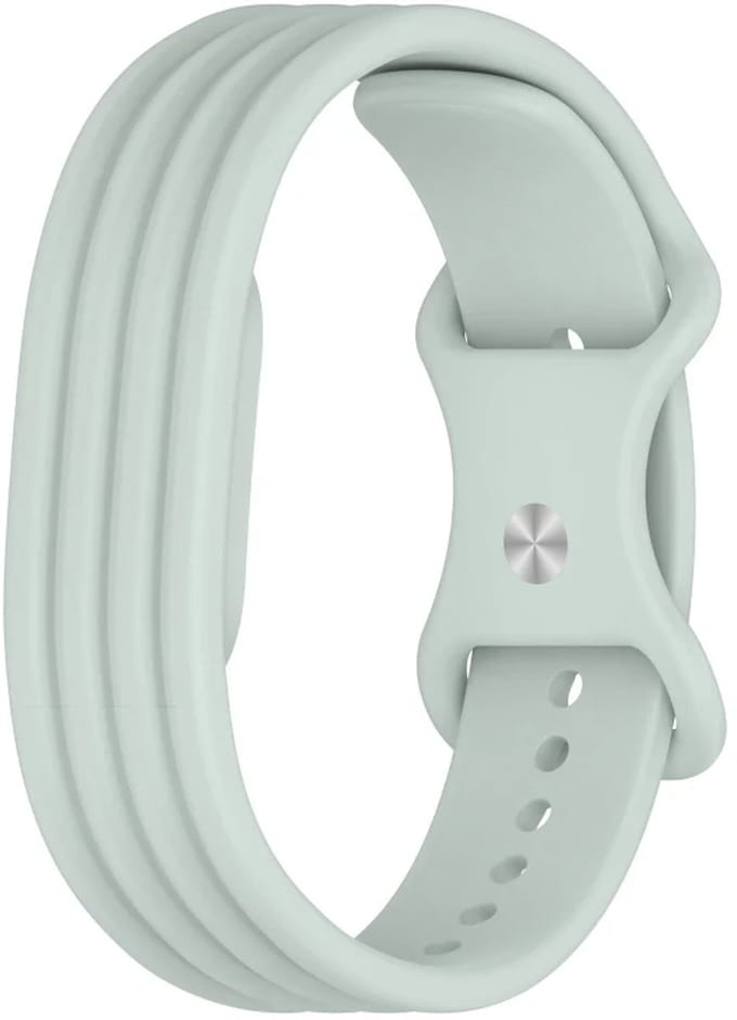 Strap-it Siliconen Bandje geschikt voor Fitbit Air - mist grijs