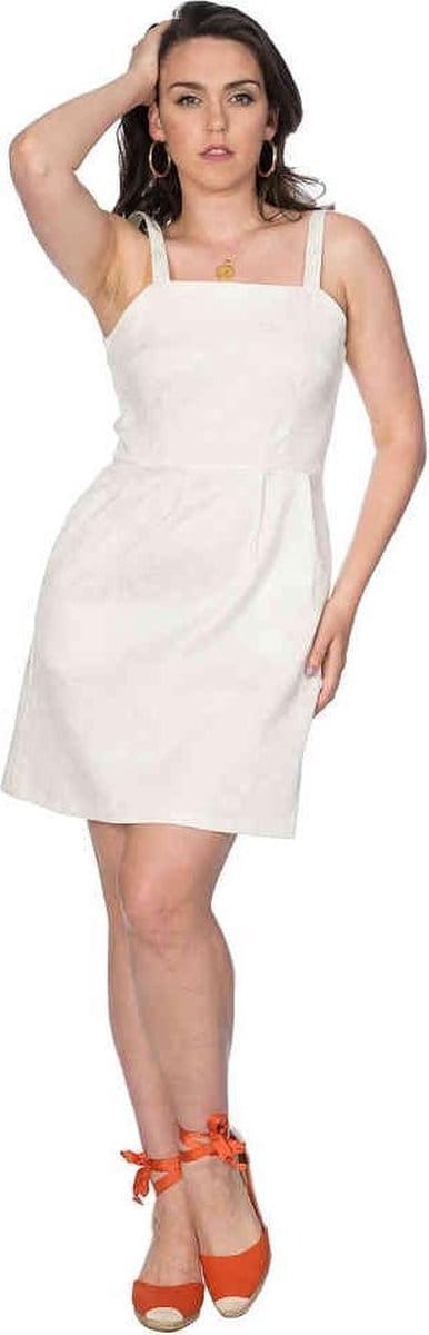 Dancing Days - 60'S CLASSY Korte jurk - M - Wit