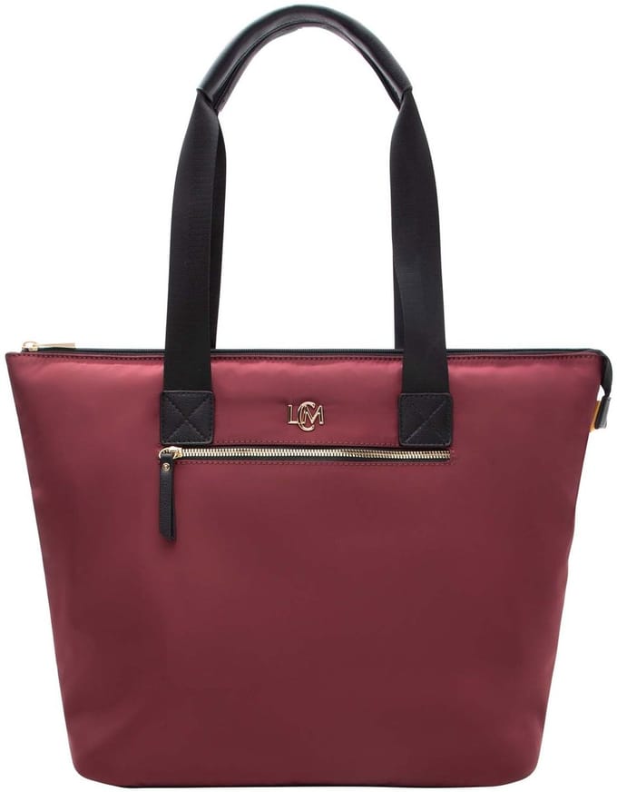 L.CREDI shopper schoudertas Phelina Shopper Wine wijnrood