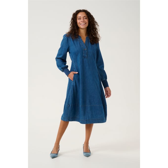 Jurk Casual fit Dark Blue Wash dark blue