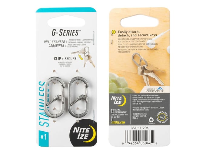 Nite Ize - G-Series Dual Carabinier - #1- 2 pack