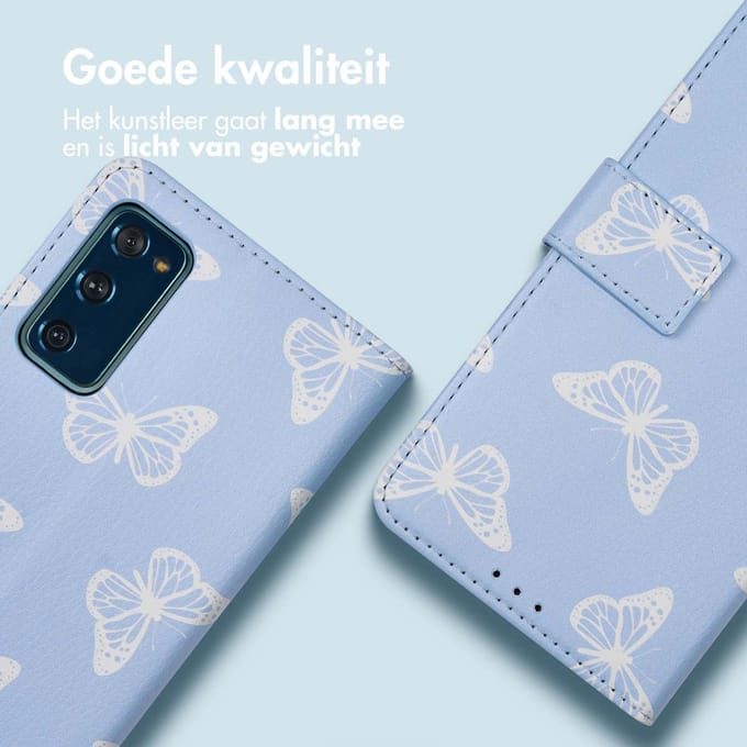 imoshion Hoesje - Geschikt voor Samsung Galaxy S20 FE - Design Bookcase smartphone - Butterfly