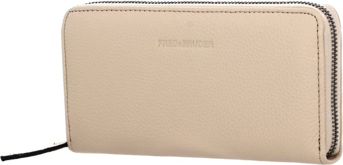 FREDsBRUDER Leren Portemonnee Hendassa Big Wallet Oat Milk Crème