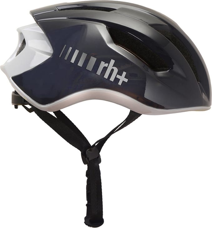 RH+ Fietshelm Compact Shiny Lavagna/Shiny Pearl – L/XL (58-61cm)